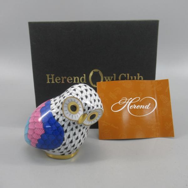 ヘレンド オウル 世界のフクロウ 箱 コロンビアリバー 限定3000体