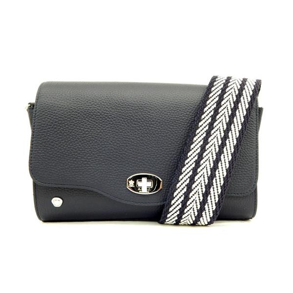 ADMJ シュリンク型押し ターンロック クロスボディバッグ : リサイクル