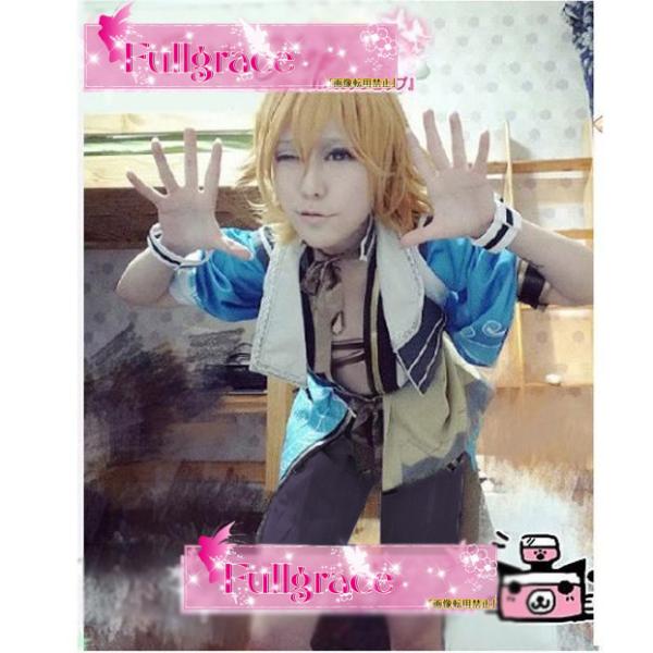 浦島虎徹 刀剣乱舞 コスプレ衣装 肩防具 腰鎧 足防具付き コスチューム