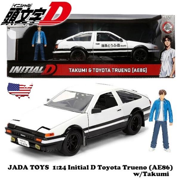 Jada イニシャル D ミニカー 車 藤原拓海 フィギュア付き 頭文字 D