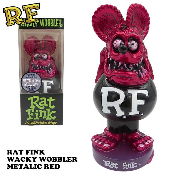 RAT FINK（ラットフィンク） ファンコ メタリック レッド フィギュア
