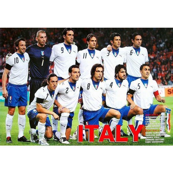 イタリア代表（ワールドカップ2006）ポスター : サッカーショップ