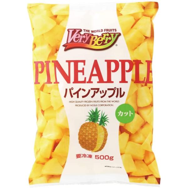 nosui パイナップル 冷凍 VeryBerry パイン アップル カット 500g 冷凍