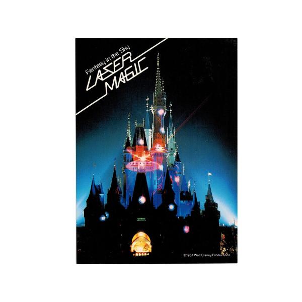 東京ディズニーランド レーザーマジック シンデレラ城 1984年 縦型