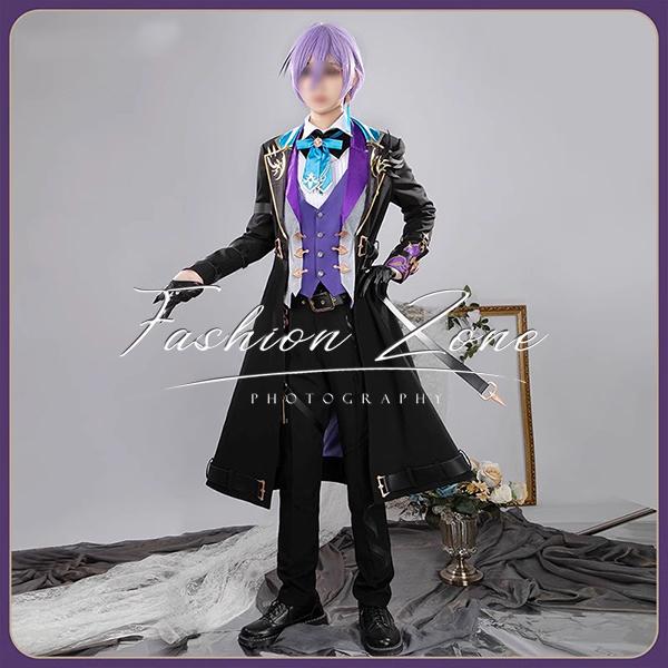 送料無料◇にじさんじ Vtuber 風 3skm 榊ネス コスプレ衣装 ウィッグ