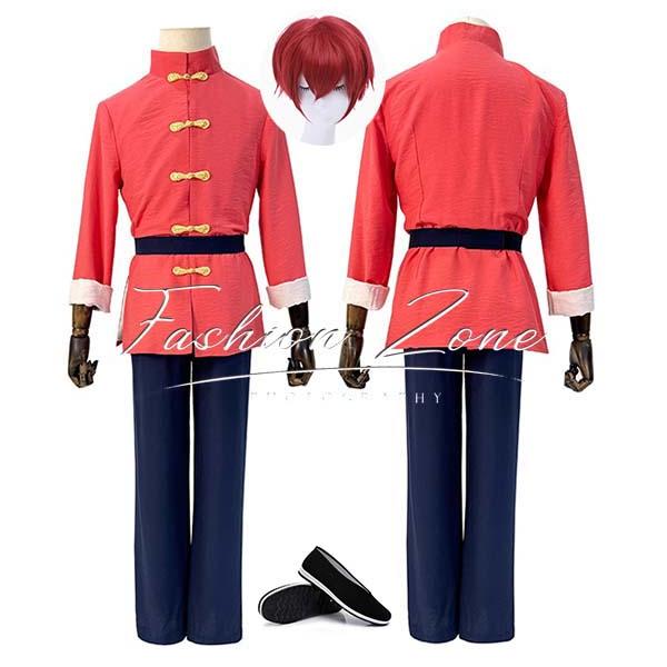 送料無料◇らんま1/2 風 早乙女乱馬 コスプレ衣装 ウィッグ 靴 cosplay