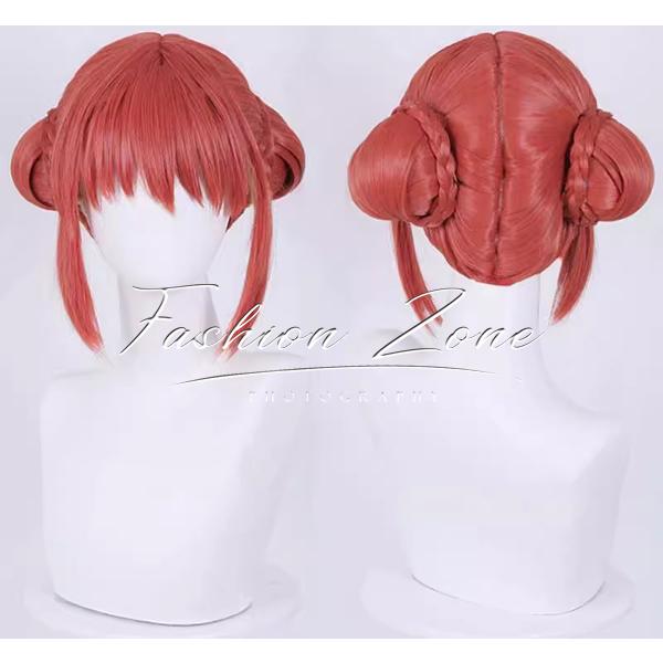 送料無料◇銀魂 風 神楽 コスプレ ウィッグ かつら 激安 WIG 高温耐熱