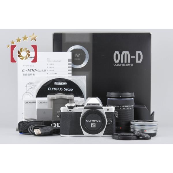オリンパス（OLYMPUS） 【中古】OLYMPUS OM-D E-M10 Mark II EZ ダブル