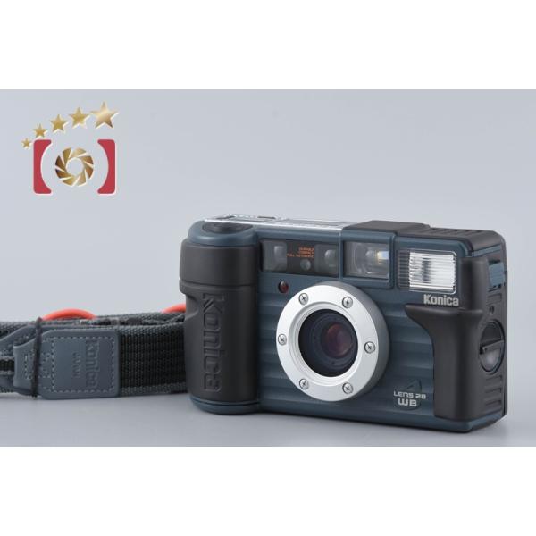 中古】Konica コニカ 現場監督 28WB ブラック コンパクトフィルム