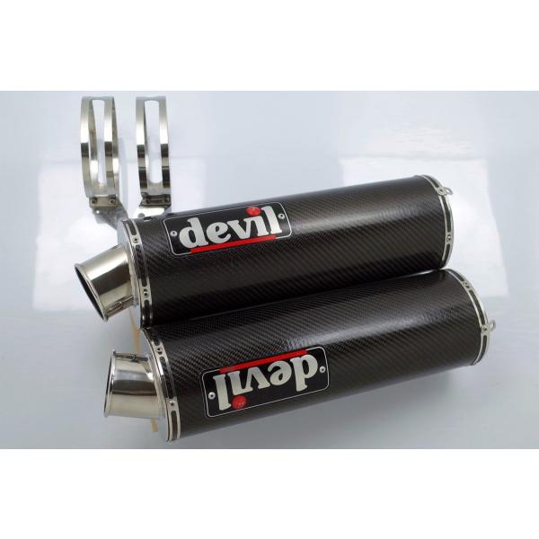 devil デビル オーバル サイレンサー 左右 汎用 ZX-14R ZZ-R1100 1400
