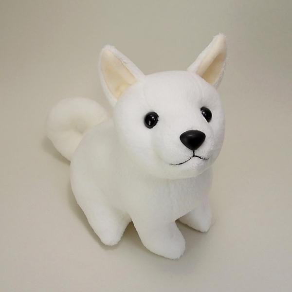 柴犬ぬいぐるみ（白柴） しばわんこ 白犬・紀州犬 【受注製作