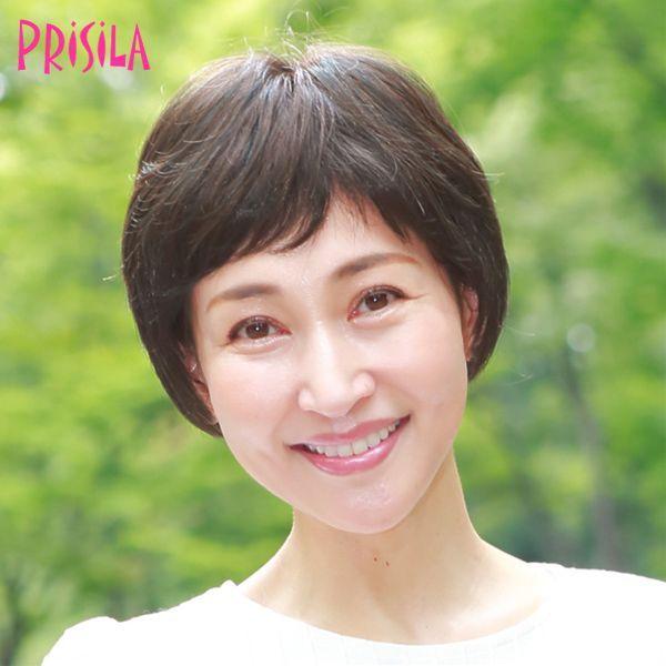 プリシラ 耐熱白髪かくしウィッグ【つむじタイプ】ST-004耐熱 PRISILA