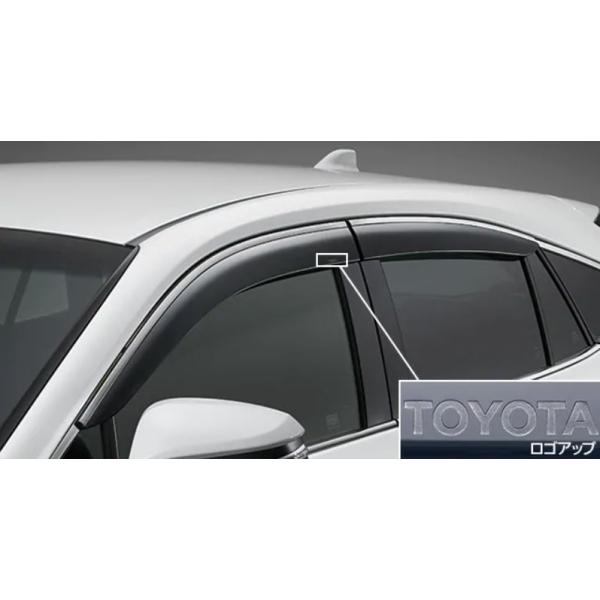 トヨタ（TOYOTA） トヨタ純正 サイドバイザー [ワイドタイプ] ハリアー