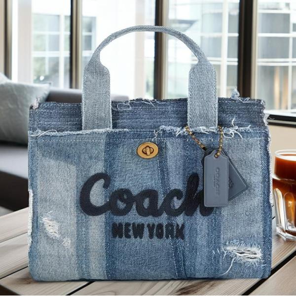 COACH（コーチ） デニムバッグ 2026春新作 トートバッグ ショルダー