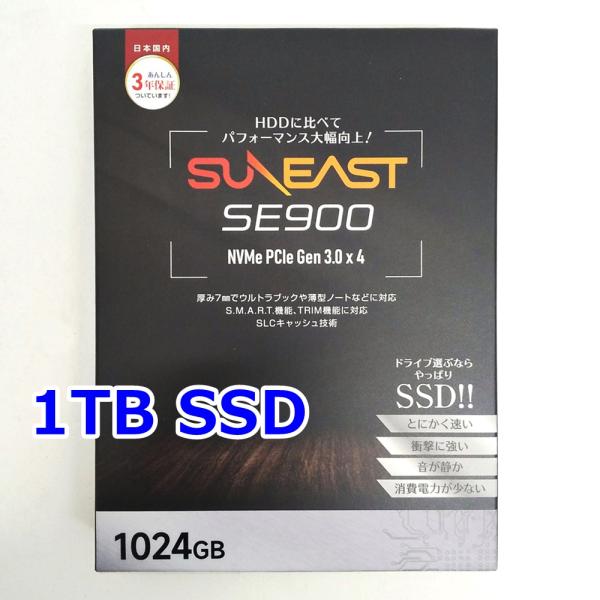 SUNEAST SE900 SSD 1TB SE900NVG3-01TB 1024GB NVMe PCIe Gen 3.0 x 4