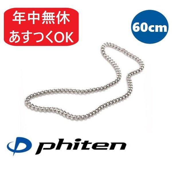 Phiten（ファイテン） チタンチェーン ネックレス 60cm | メンズ