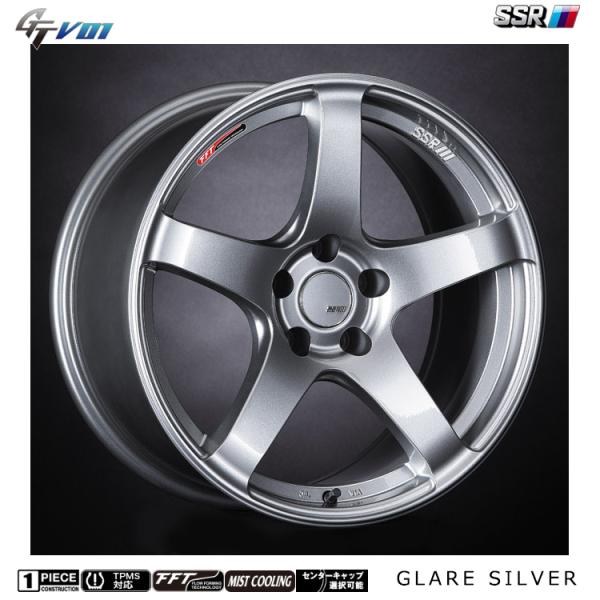 SSR 17インチ 5H114.3 7J 7J+42 5穴 ホイール 【1本単品 新品】 グレア