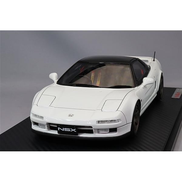 イグニッションモデル 1/18 ホンダ NSX (NA1) ホワイト/TE37タイプ17