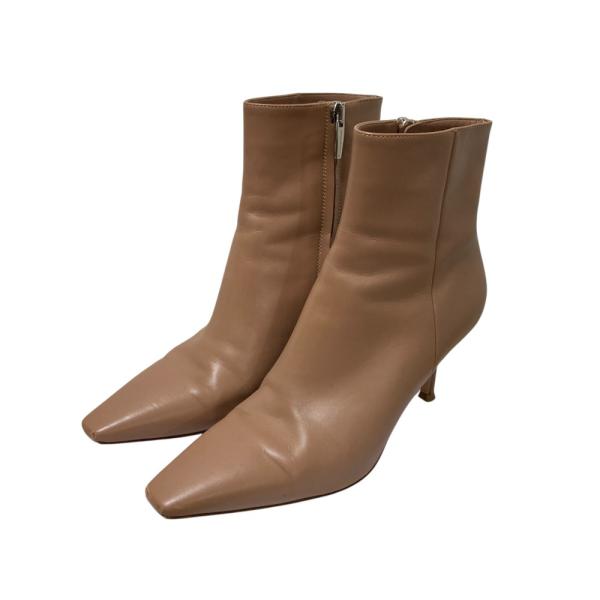 Gianvito Rossi（ジャンヴィト ロッシ） 良品 レザー セミスクエアトゥ