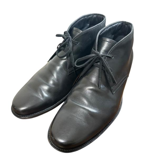 美品 TOD'S トッズ レザー チャッカブーツ サイズ7 26cm相当 ブラック