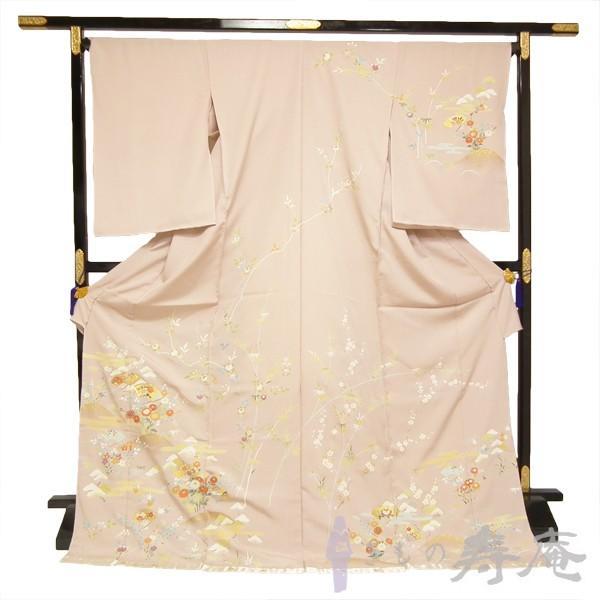 着物 特選訪問着 古典京友禅訪問着 卒業式 入学式 御所解に扇面文様
