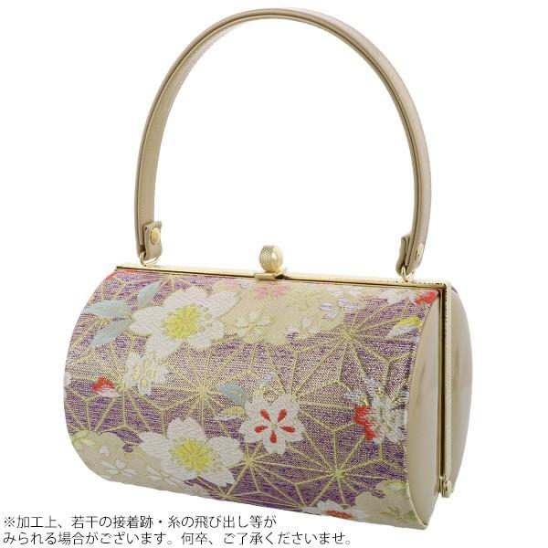 Prices down2）成人式 草履 バッグ L 草履バッグセット「青藤×ゴールド