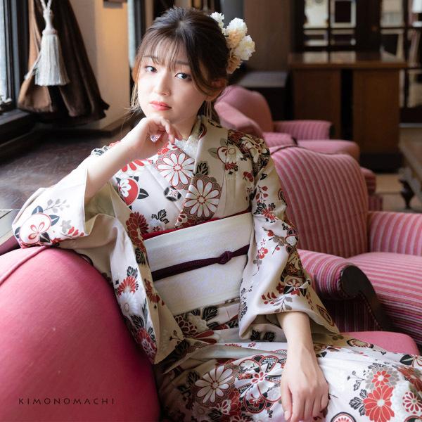 KIMONOMACHI 京袋帯 単品 数量限定 オリジナル 「献上鳥更紗