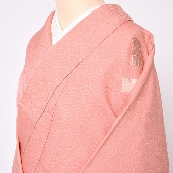 Prices down3）(中古品)仕立て上がり 付け下げ訪問着 「ベビーピンク