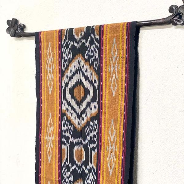 イカット 190×40cm 生地 織物 タペストリー インドネシア バリ雑貨