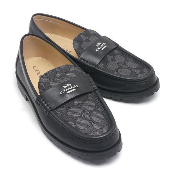 COACH（コーチ） ジャニー ローファー・シグネチャー ジャカード CZ089