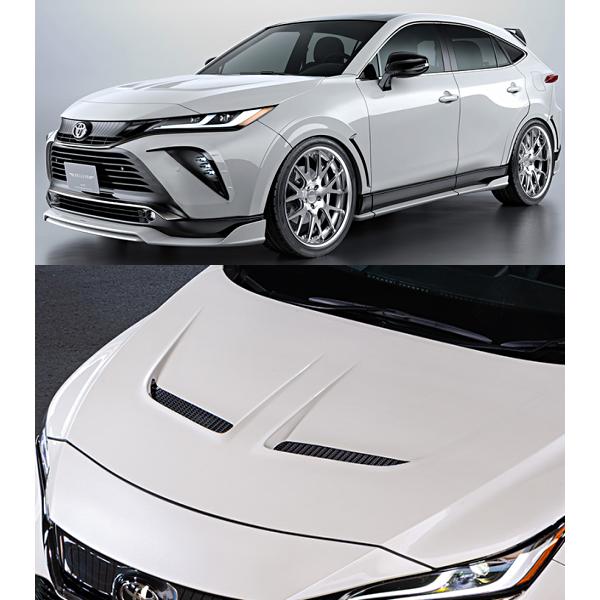 ハリアー80系（Z/G/S） ブラックレーベル ボンネットフード アーティ