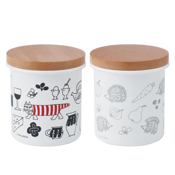 さくぱるさん専用チェリー柄ホーロー♪保存容器2個セット♪マニー風