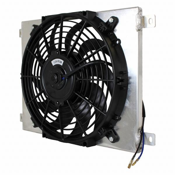スズキ ジムニー JA11 AT/MT 電動ファン + アルミ製 ファン シュラウド