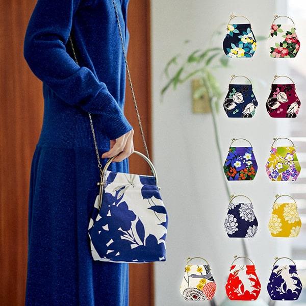 亥之吉 ベンリーがま口 [まんかいうめ ききょうとんぼ すずはな たま