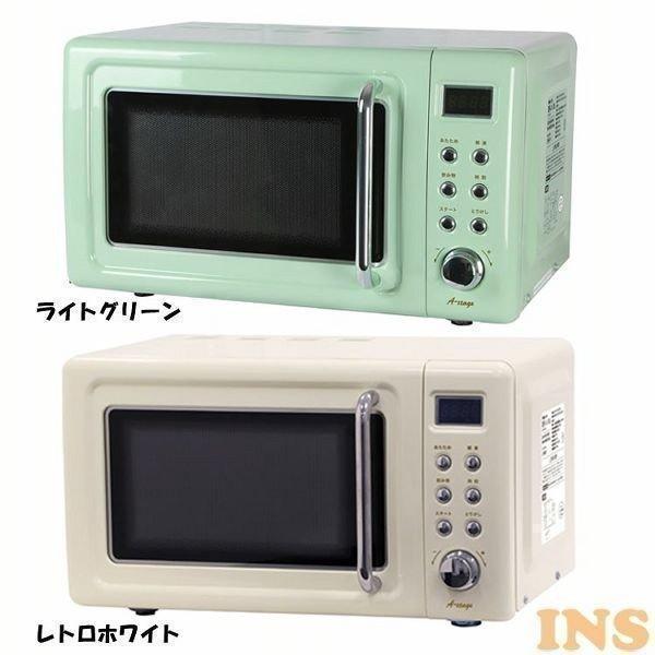 A-stage 単機能レトロ調電子レンジ 20L DRW-20HF-G おすすめ : ウエノ