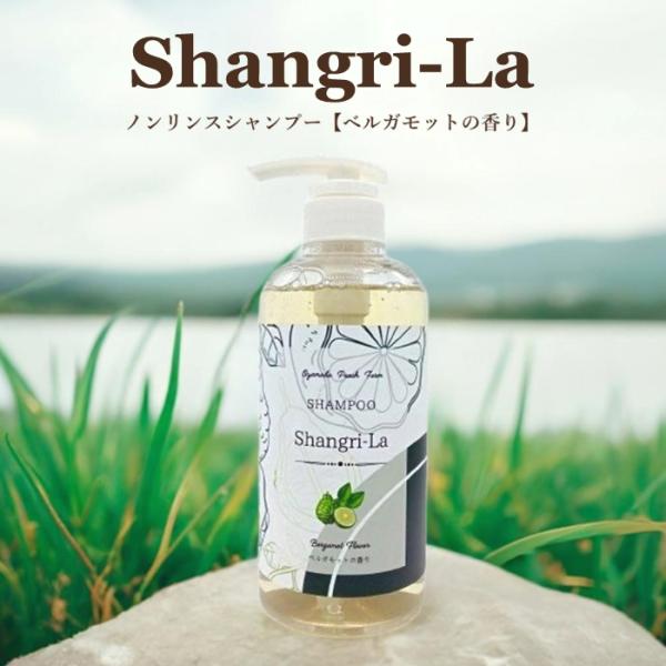 当店限定】シャングリラ シャンプー 500ml (ベルガモットの香り) 桃の
