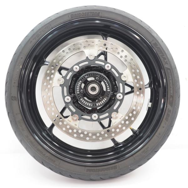 純正エイプ 50 100 フロントホイール KV7-3 純正黒12x2.50