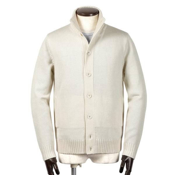 ZANONE（ザノーネ） ウール5ゲージスタンドカラーニットカーディガン