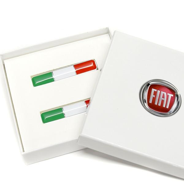 FIAT（フィアット） フィアット純正 イタリアンフラッグバッジ(2個
