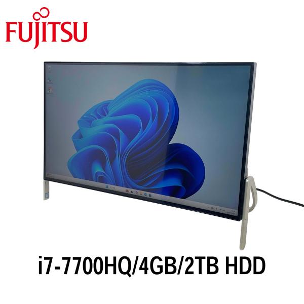 FMV-ESPRIMO Fujitsu ESPRIMO FH77/B1 23.8型フルHD i7-7700HQ/4GB/2TB