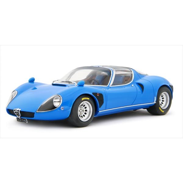 ミニカー 1/18 1967 アルファロメオ 33 ストラダーレ 青色 特別限定