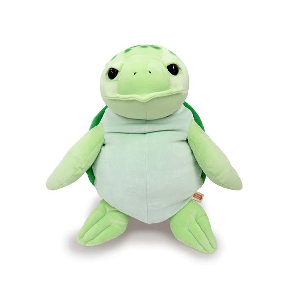 もちかめ グリーン L 亀 カメ ぬいぐるみ 海亀 シナダグローバル
