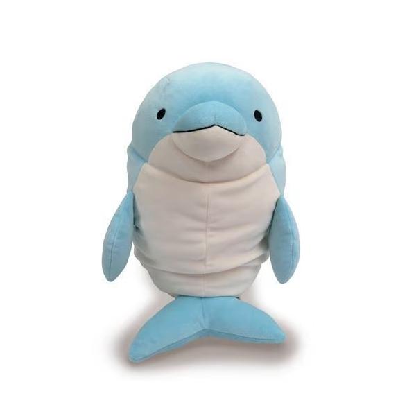 もちいるか ライトブルー Lサイズ イルカ ぬいぐるみ モリサカ