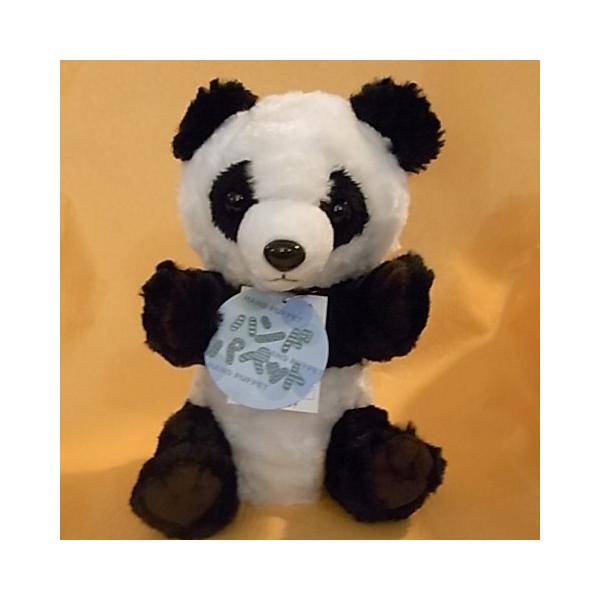 ハンドパペット パンダ 飾れて遊べるパンダのぬいぐるみ アニマル