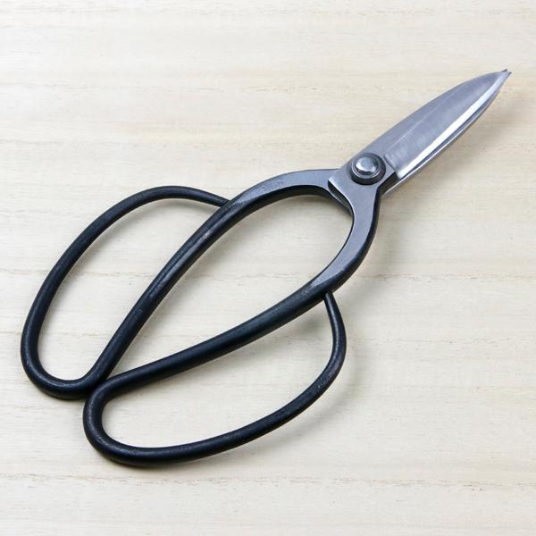 佐保 植木屋鋏 津島型 3寸刃 青紙鋼 カシメ止め 総手造り鍛造品 木鋏