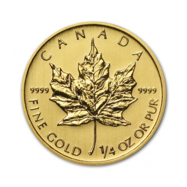 金貨 1/4oz ランダムイヤー メイプルリーフ金貨 1/4オンス 7.7g 純金