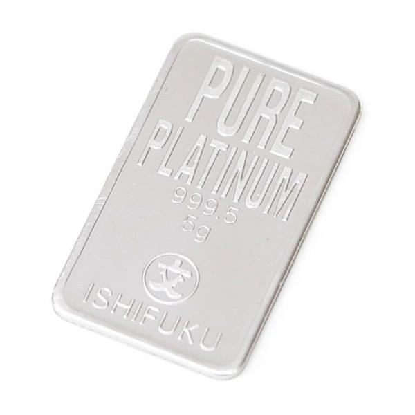 新品】石福金属興業 純プラチナインゴット プラチナバー ingot 5g