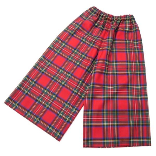 COMME des GARCONS（コムデギャルソン） チェック柄ワイドクロップド