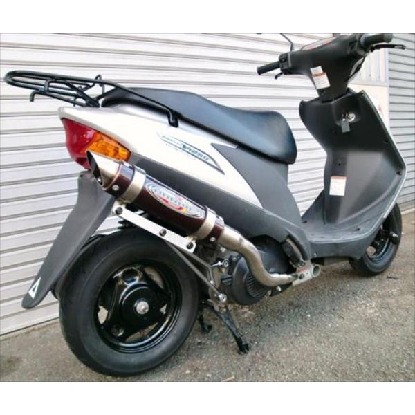 マフラー ベリアル GPバージョンマフラーSR BLKカーボン アドレスV125