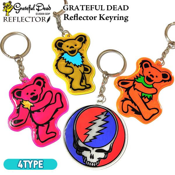Grateful Dead（グレイトフル・デッド） デッドベア リフレクター